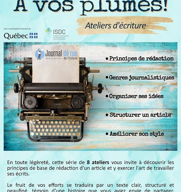 Ateliers d’écriture du Journal de rue